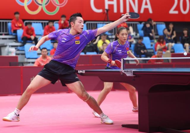 天天盈球-国乒奥运热身赛 “昕雯”胜水谷隼/伊藤美诚模仿者